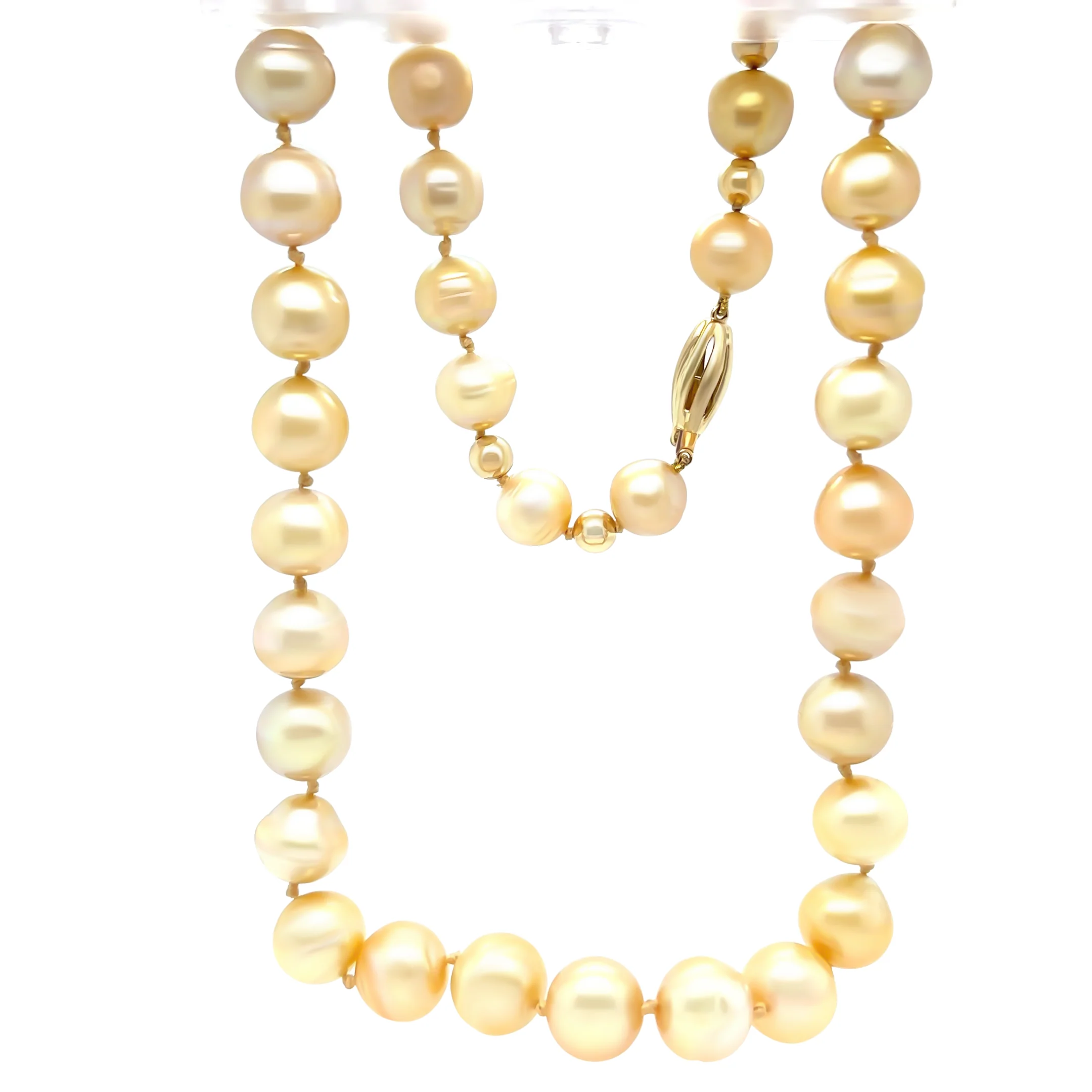 South Sea Pearl Golden Pearl Necklace 75.8g - Image 2