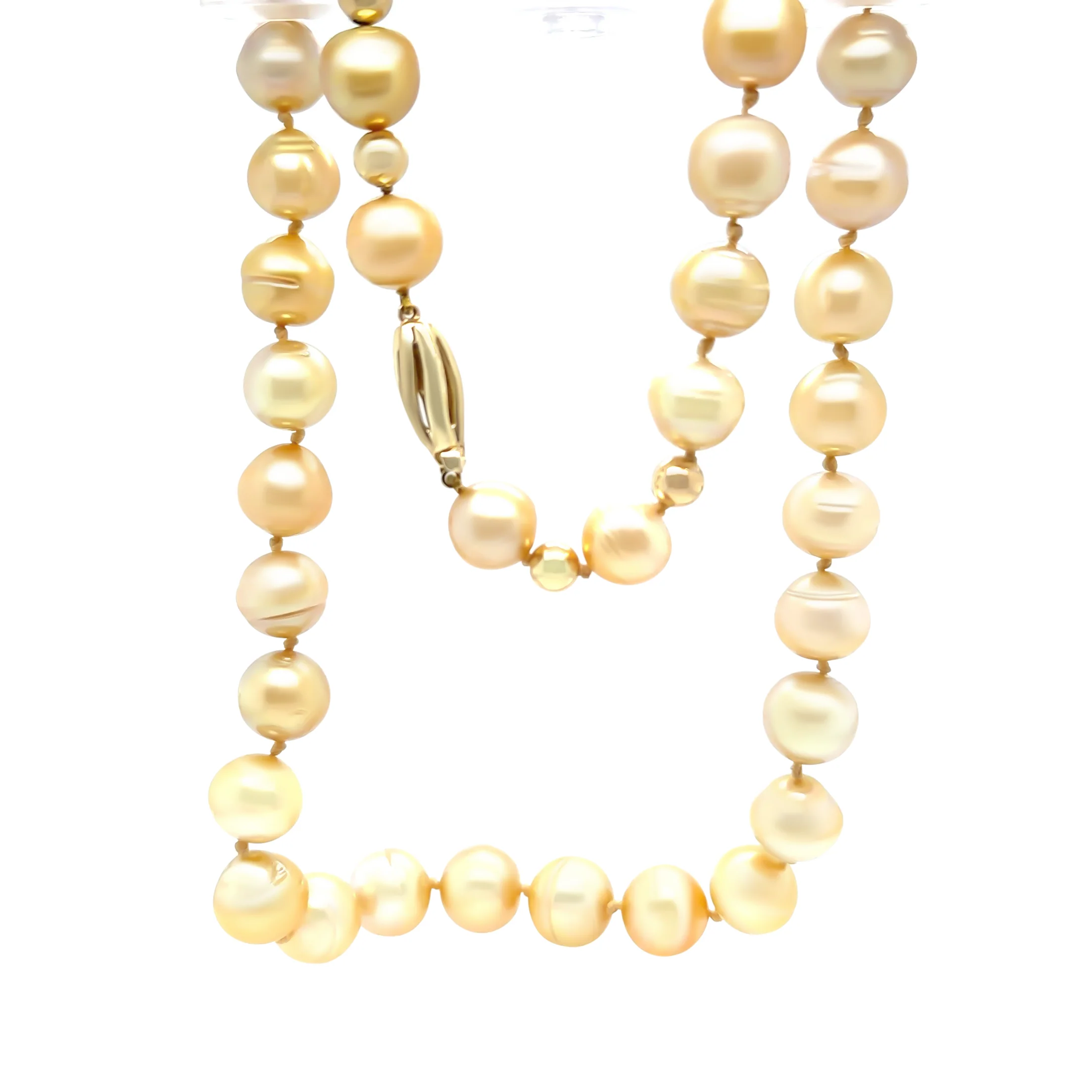 South Sea Pearl Golden Pearl Necklace 75.8g - Image 3