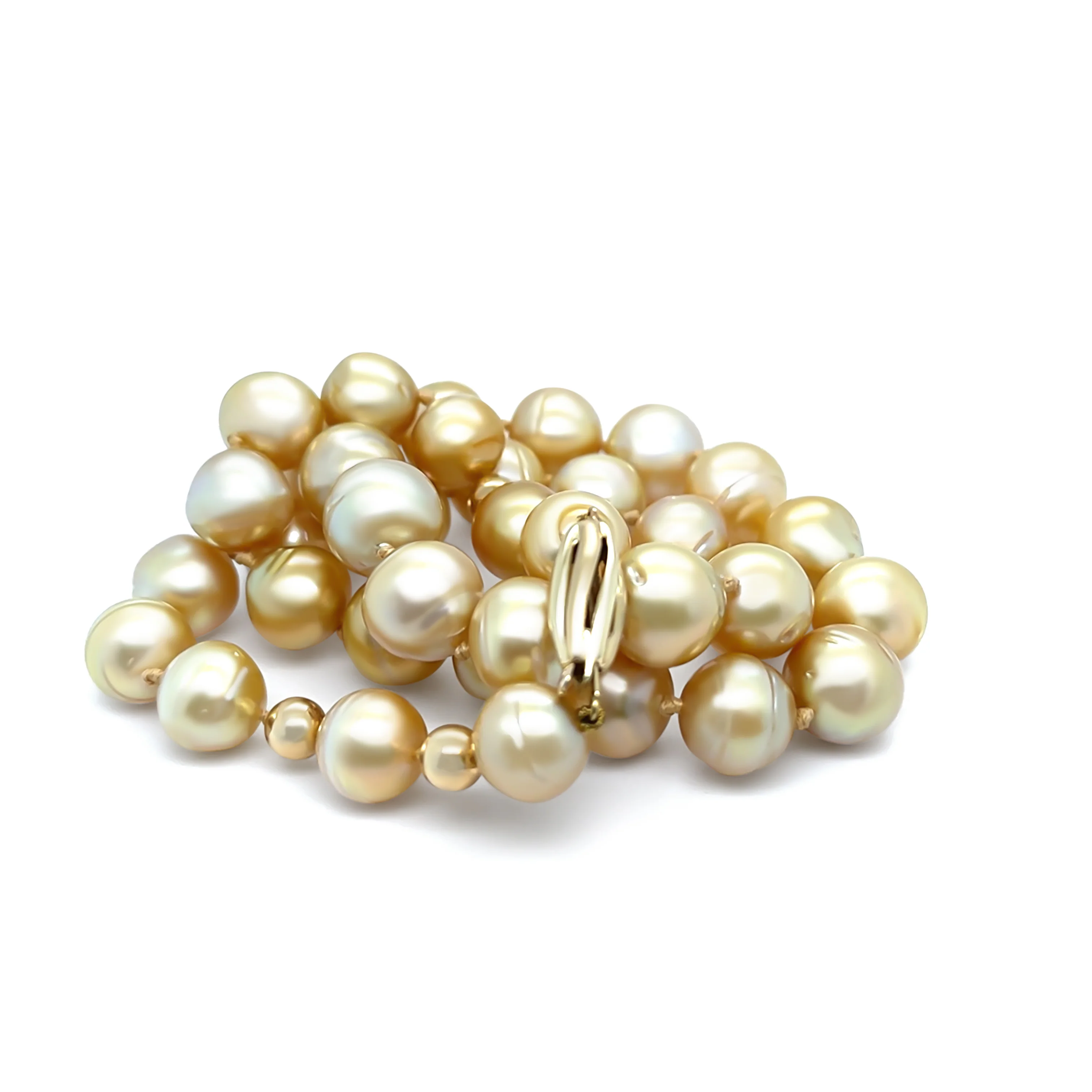 South Sea Pearl Golden Pearl Necklace 75.8g - Image 5