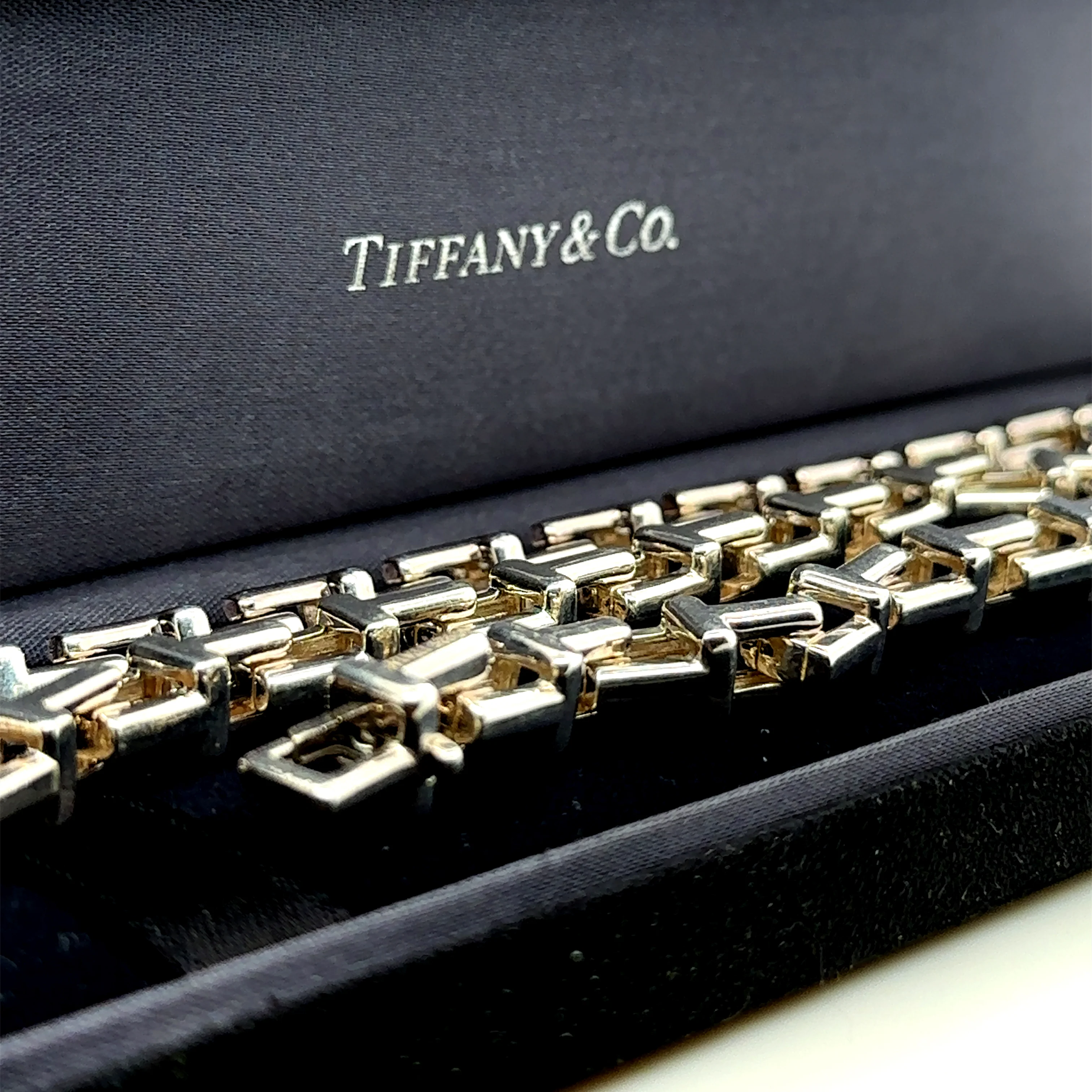 Tiffany and Co Large T Square Chain Necklace (RARE) - Image 3