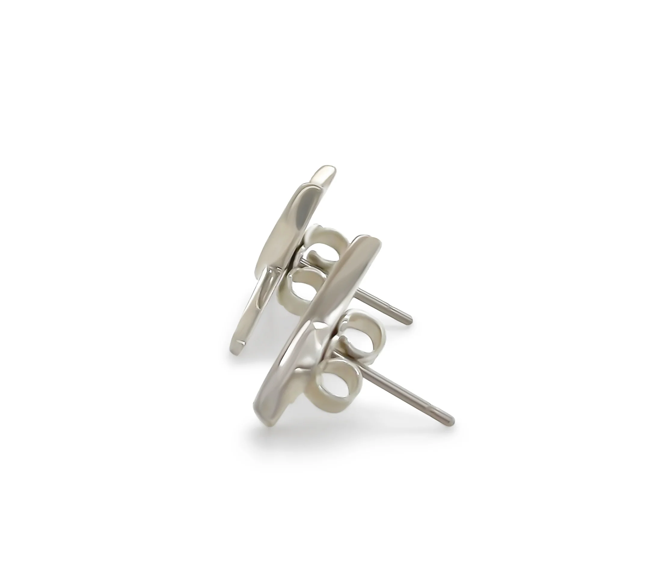 Tiffany and Co Sterling Silver Paloma's Picasso Graffiti X Earrings - Image 2