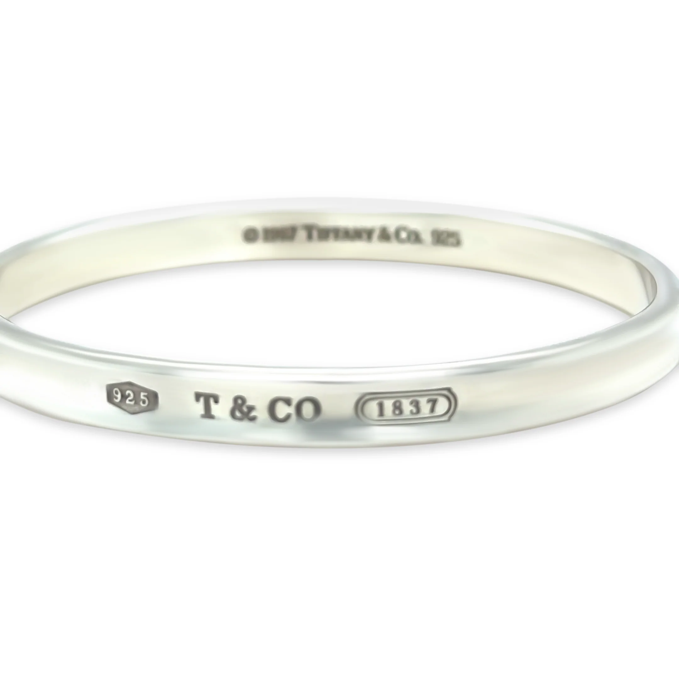 Tiffany & Co. 1837 Narrow Sterling Silver Bracelet 34.15g - Image 2