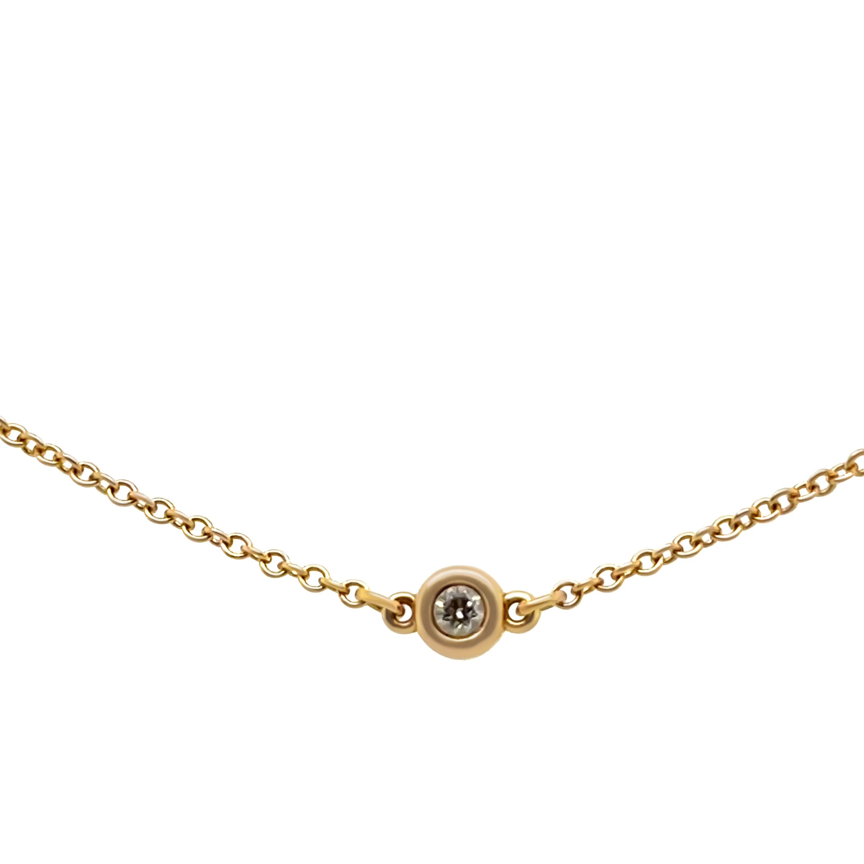Tiffany & Co 18ct Yellow Gold Diamonds by the Yard Bracelet 0.03ct 1.16g - Image 4