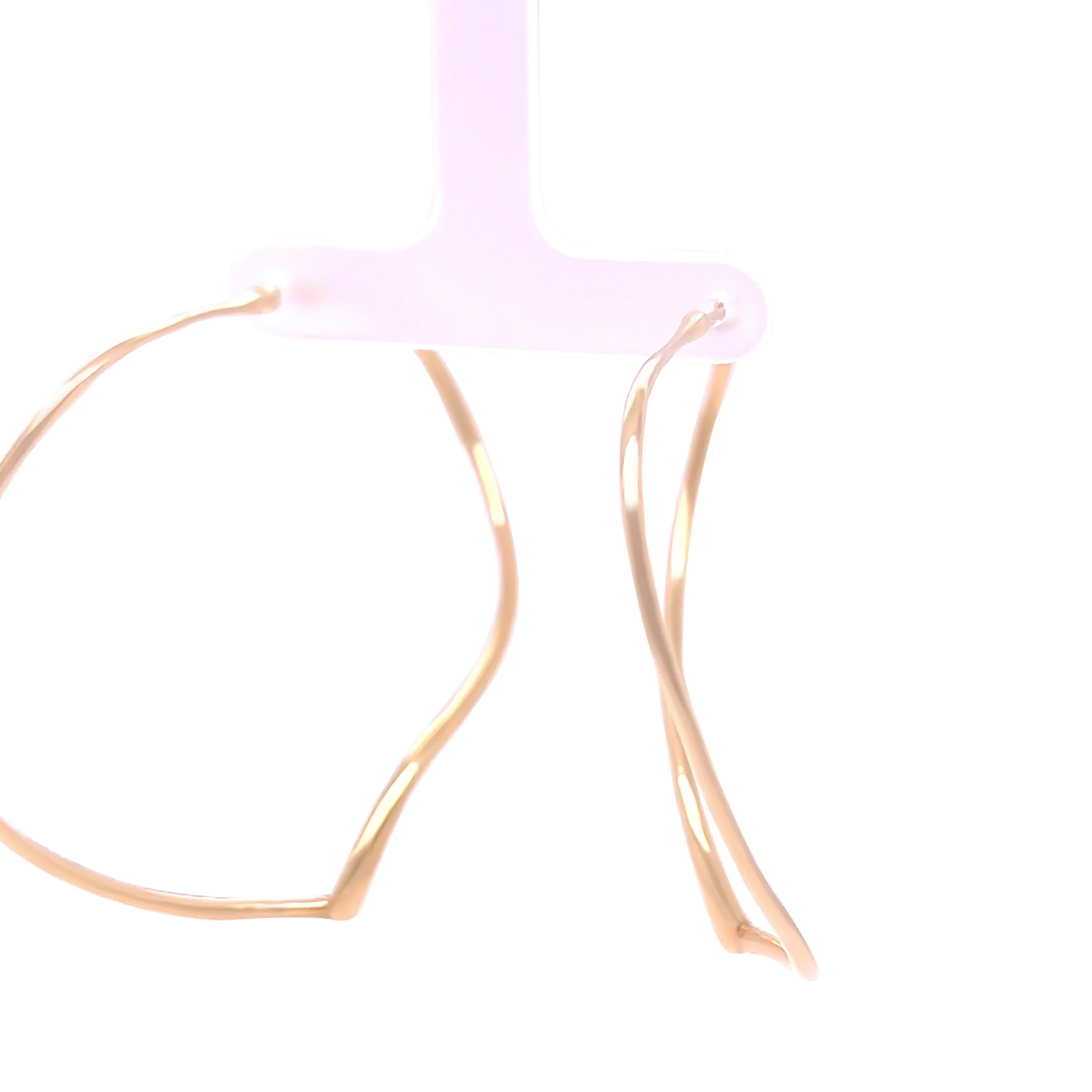 Tiffany & Co 18ct Yellow Gold Elsa Peretti Open Heart Hoop Earrings 12.16g - Image 4