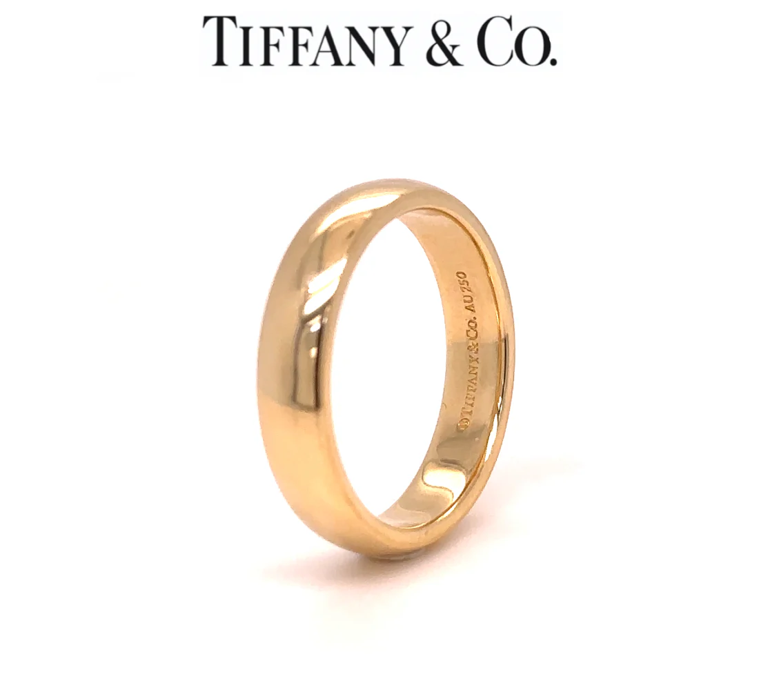 Tiffany & Co. 18ct Yellow Gold Forever Wedding Band 7g