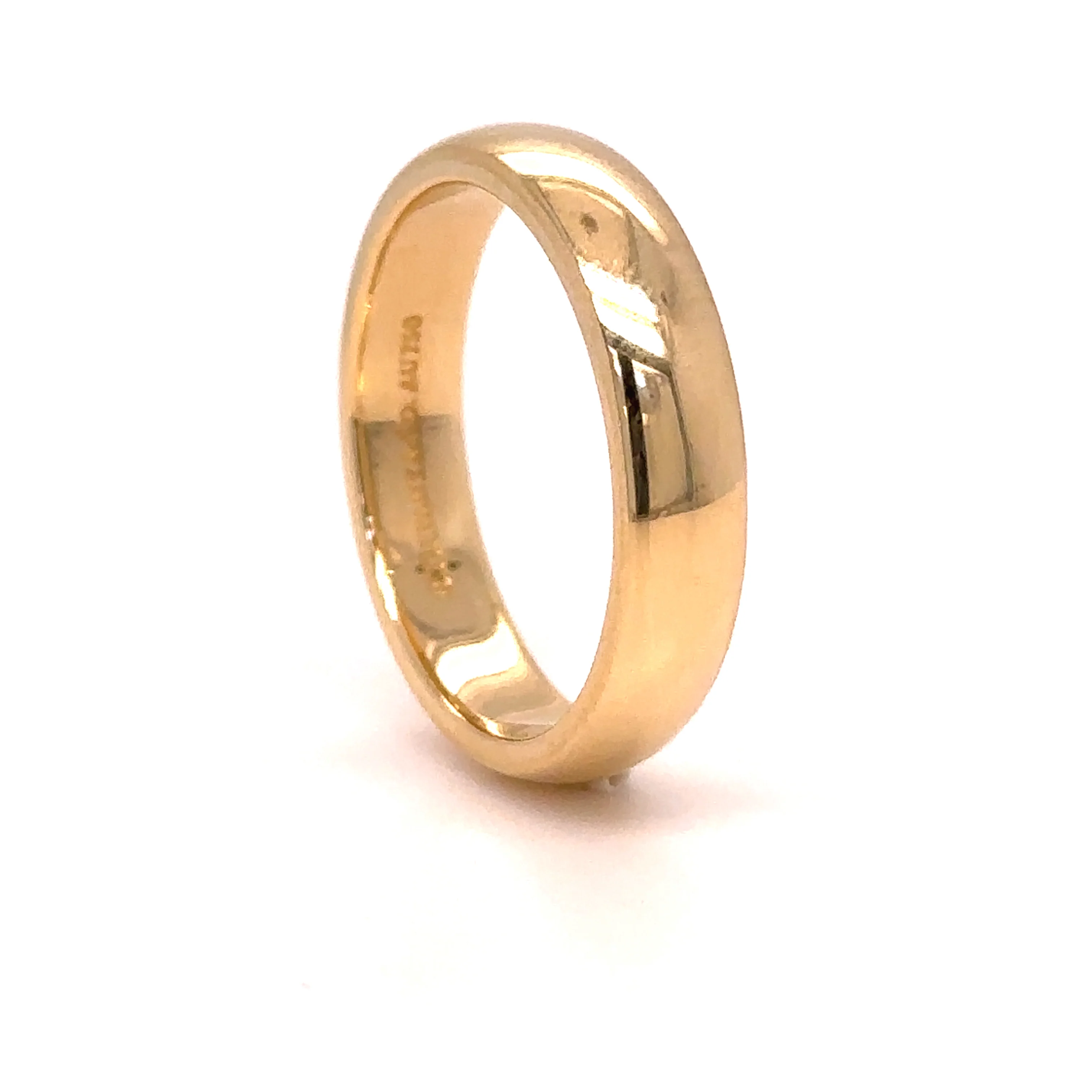 Tiffany & Co. 18ct Yellow Gold Forever Wedding Band 7g - Image 4