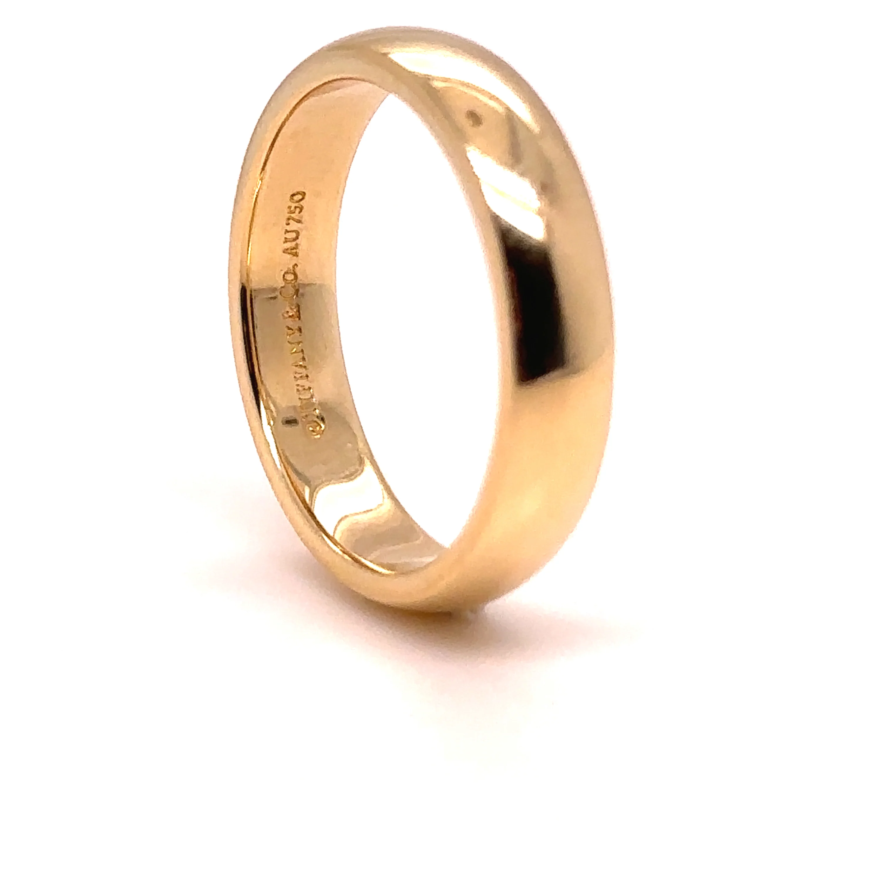Tiffany & Co. 18ct Yellow Gold Forever Wedding Band 7g - Image 6