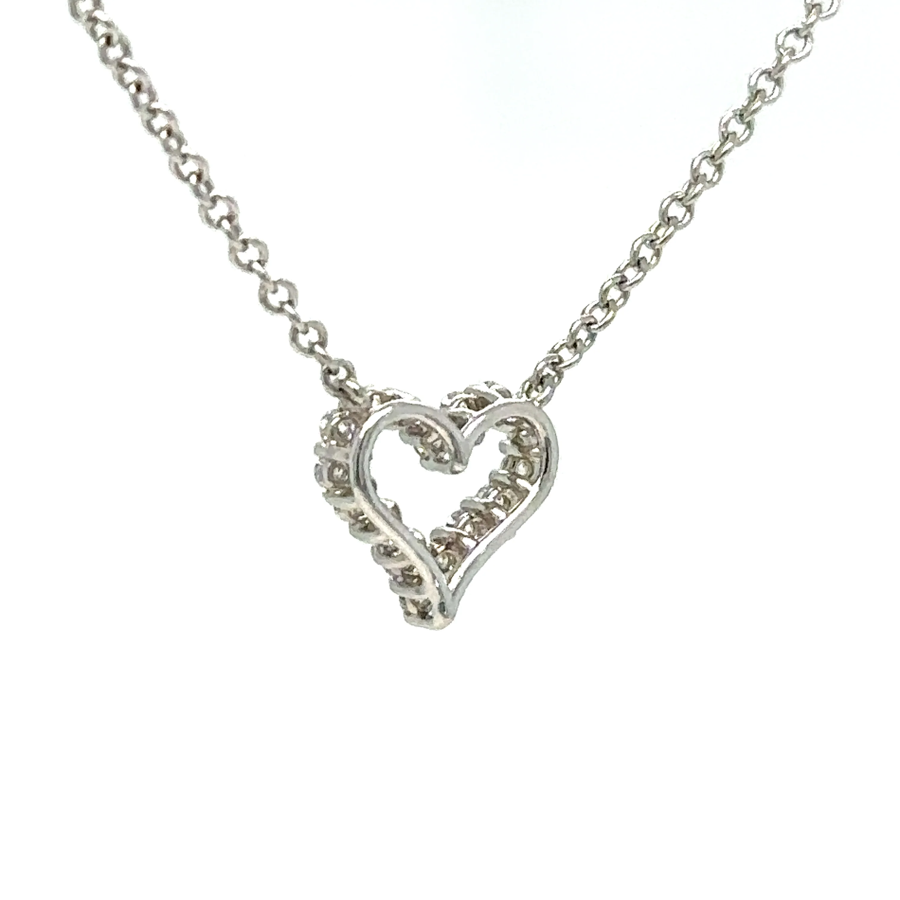 Tiffany & Co Diamond Heart Pendant 0.20ct - Image 10