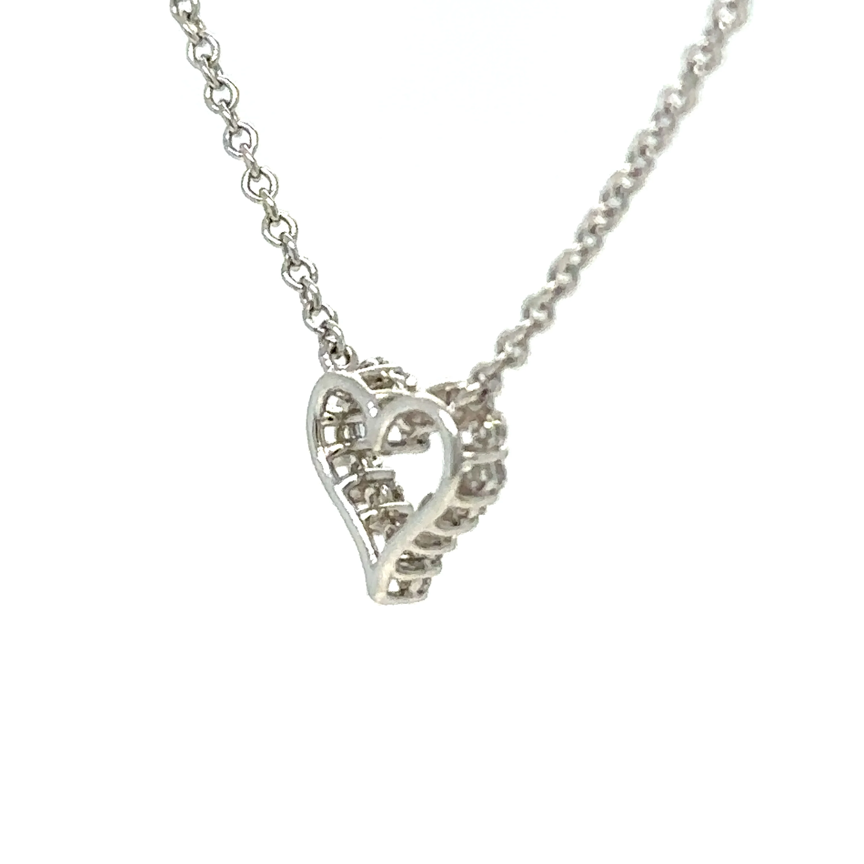 Tiffany & Co Diamond Heart Pendant 0.20ct - Image 7