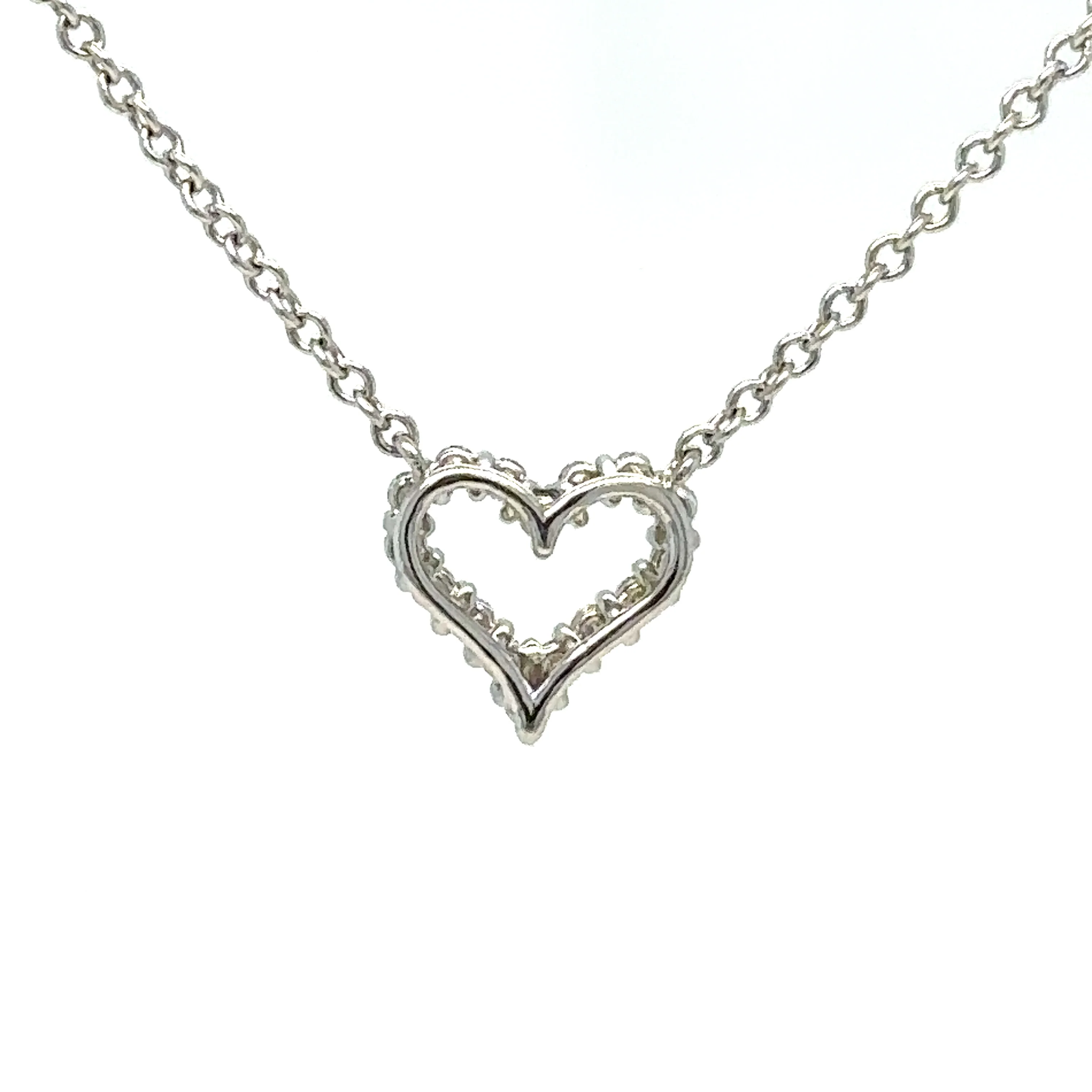 Tiffany & Co Diamond Heart Pendant 0.20ct - Image 9