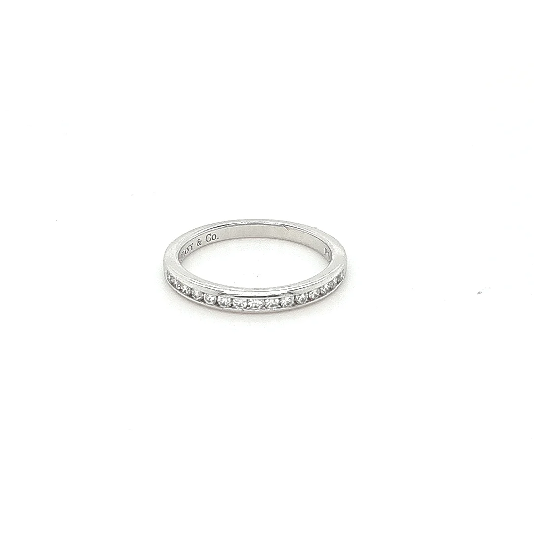 Tiffany & Co Diamond Wedding Band .22 - Image 3