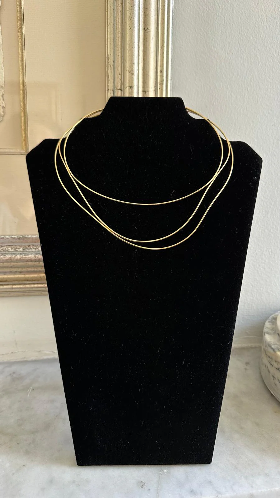 Tiffany & Co Elsa Peretti 18ct Yellow Gold Wave Necklace 25g - Image 3