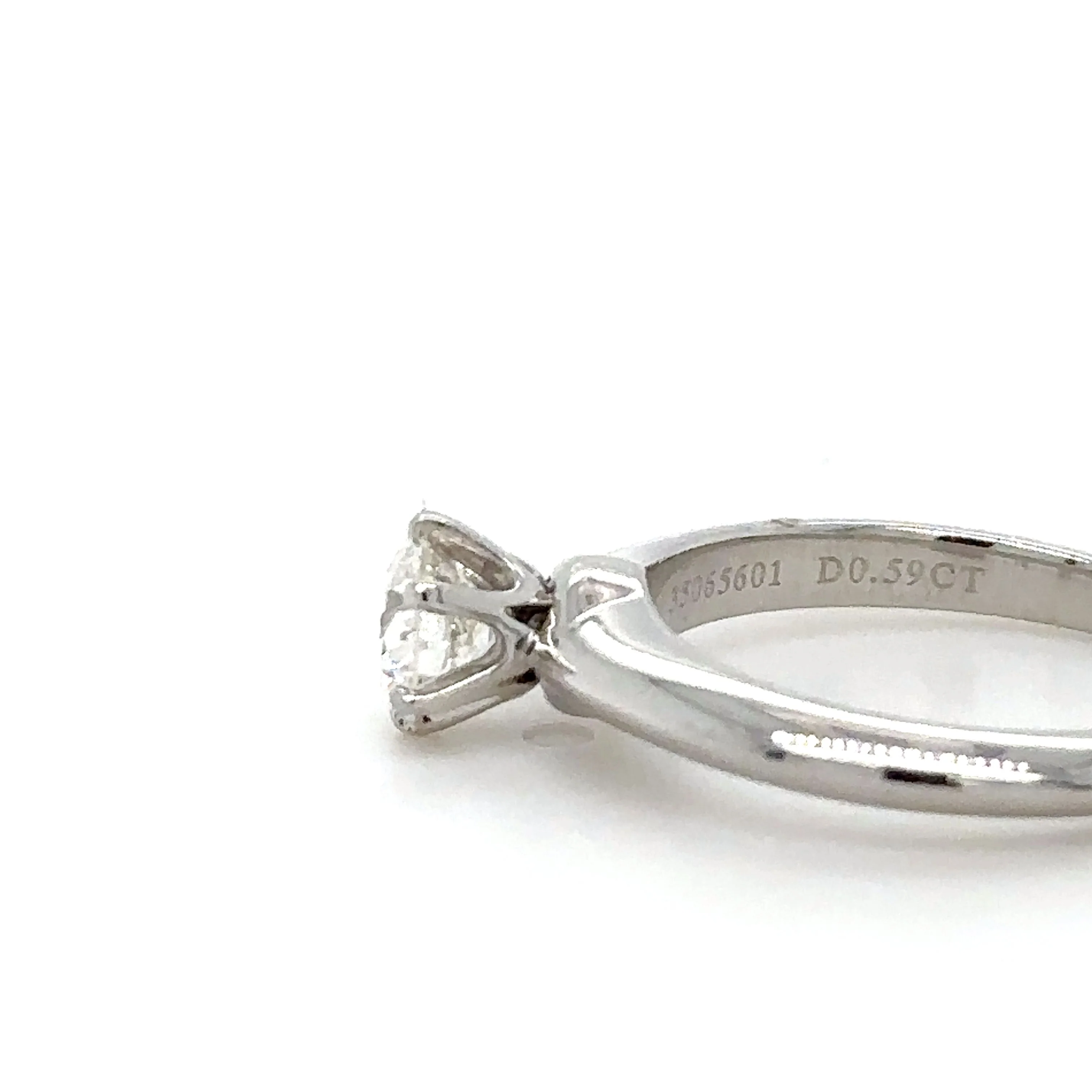 Tiffany & Co Engagement Ring 0.59ct - Image 3
