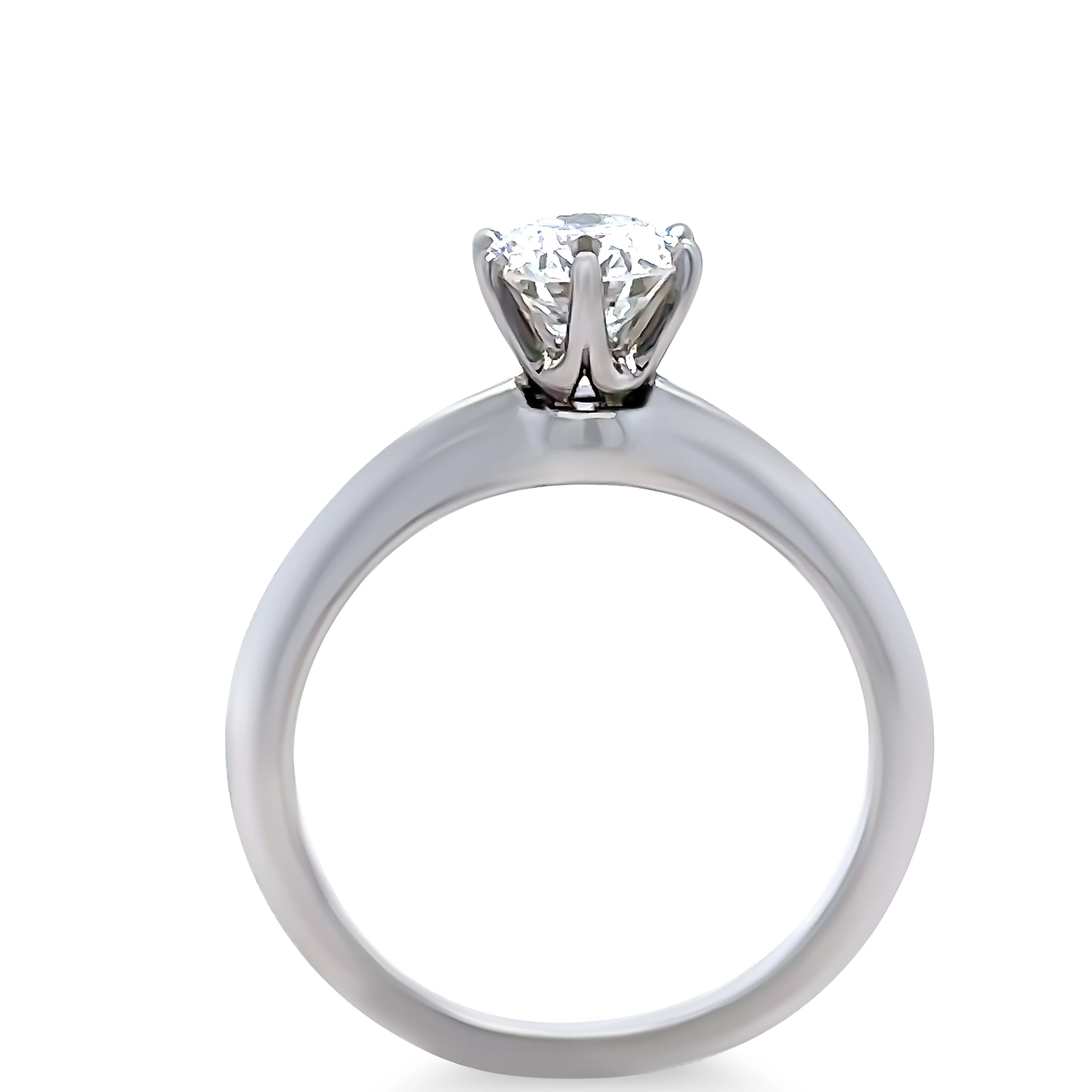 Tiffany & Co Platinum Diamond Engagement Ring 0.85ct - Image 5