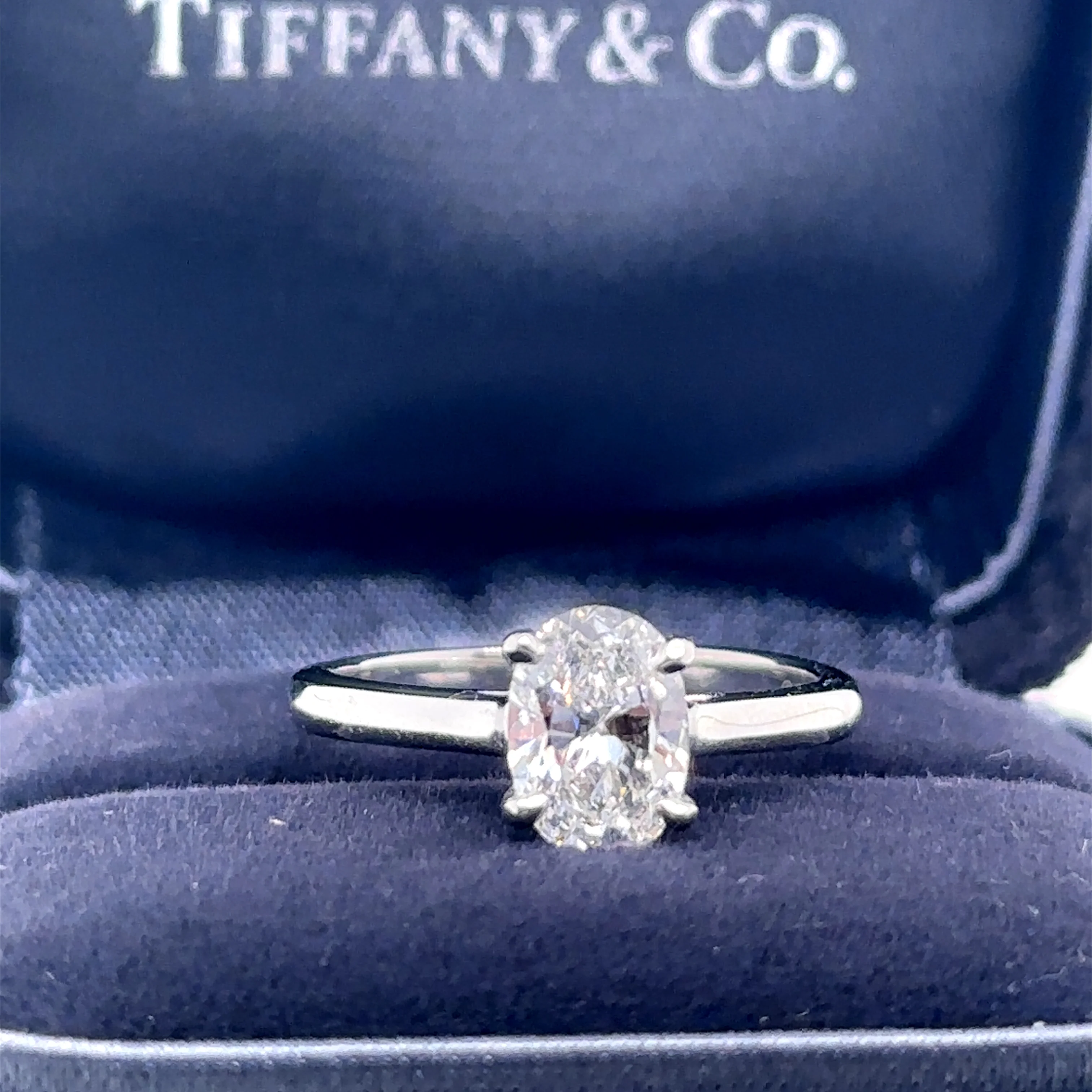 Tiffany & Co Platinum Diamond Engagement Ring 1.00ct - Image 7