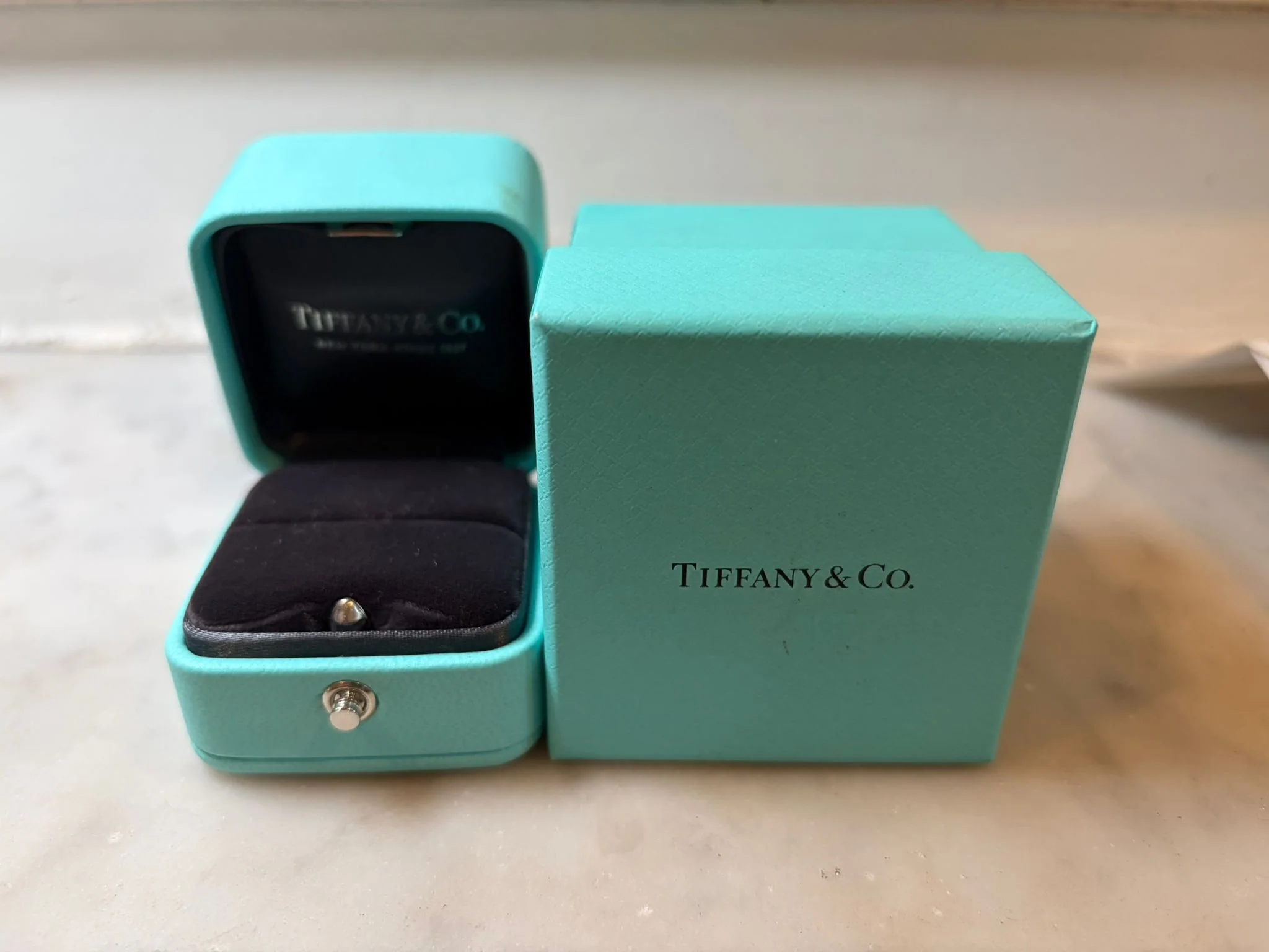 Tiffany & Co. Platinum Diamond Forever Band Ring 0.27ct 4.58g - Image 8