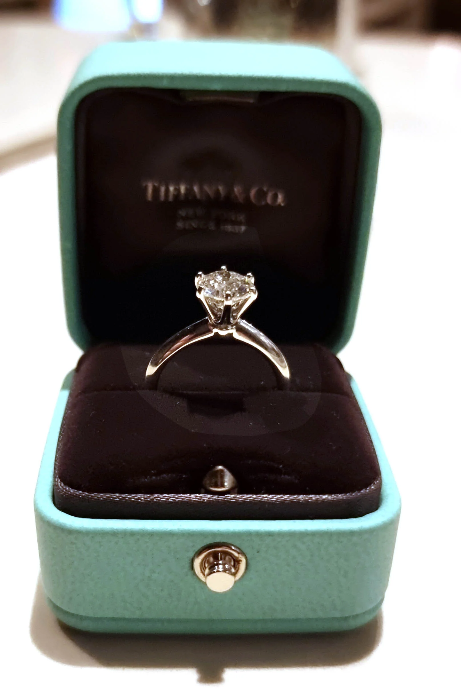 Tiffany & Co Platinum Diamond Ring 1.64ct - Image 2