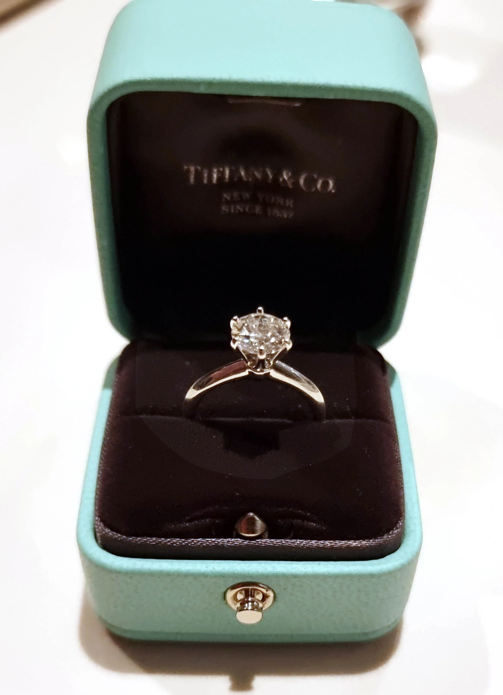 Tiffany & Co Platinum Diamond Ring 1.64ct - Image 3