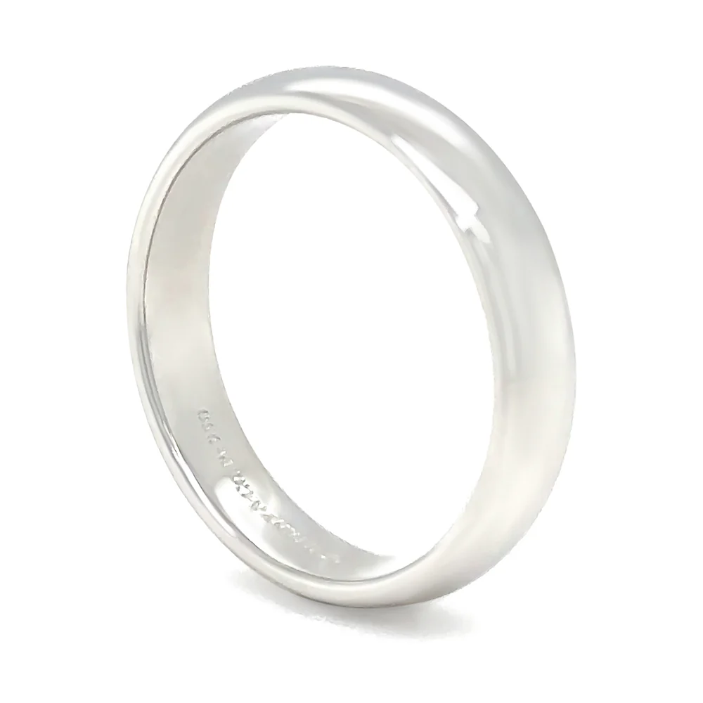 Tiffany & Co. Platinum Wedding Band Ring 8.91g - Image 2