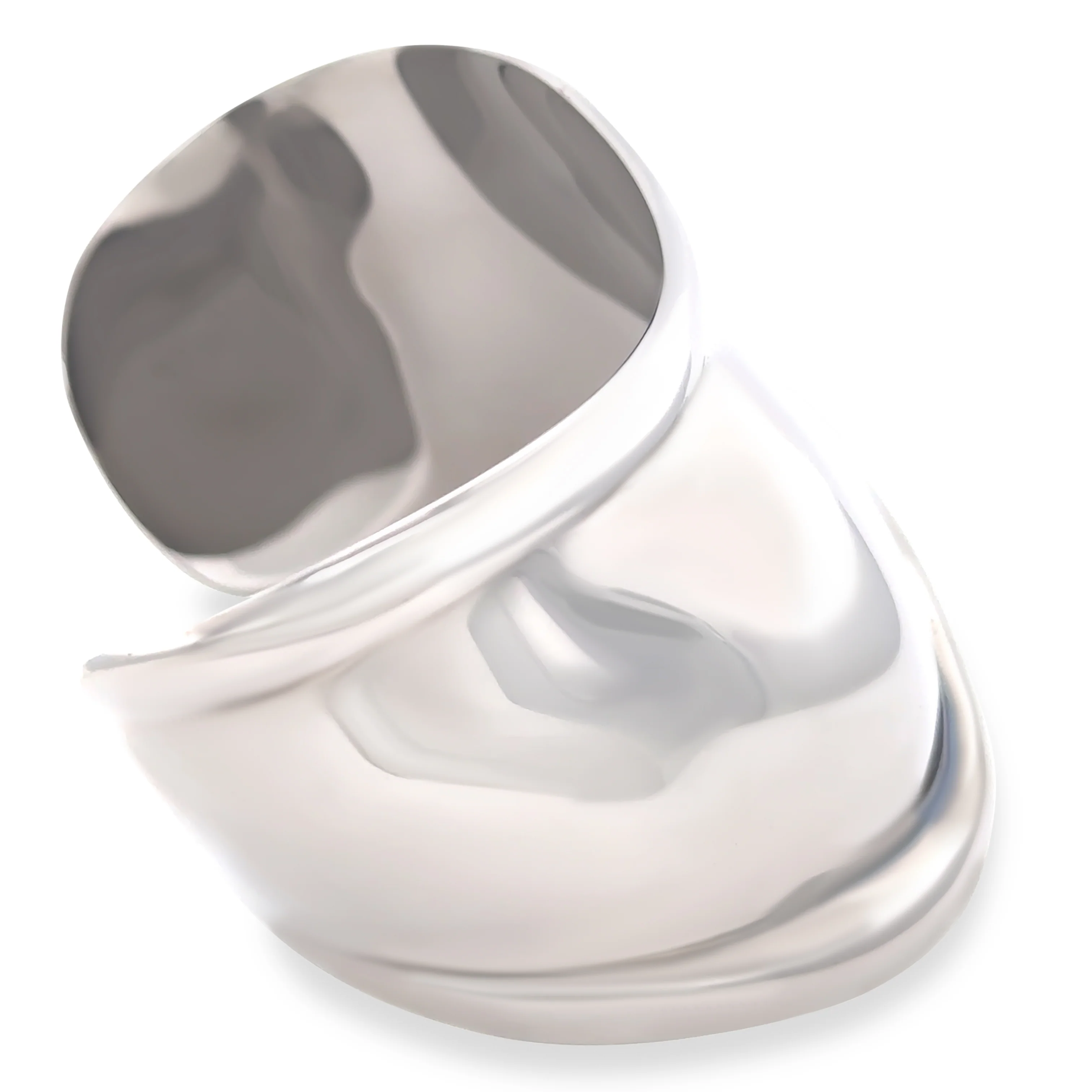Tiffany & Co Rare Elsa Peretti Ruthenium Charcoal Bone Cuff Bracelet 65.5g - Image 6