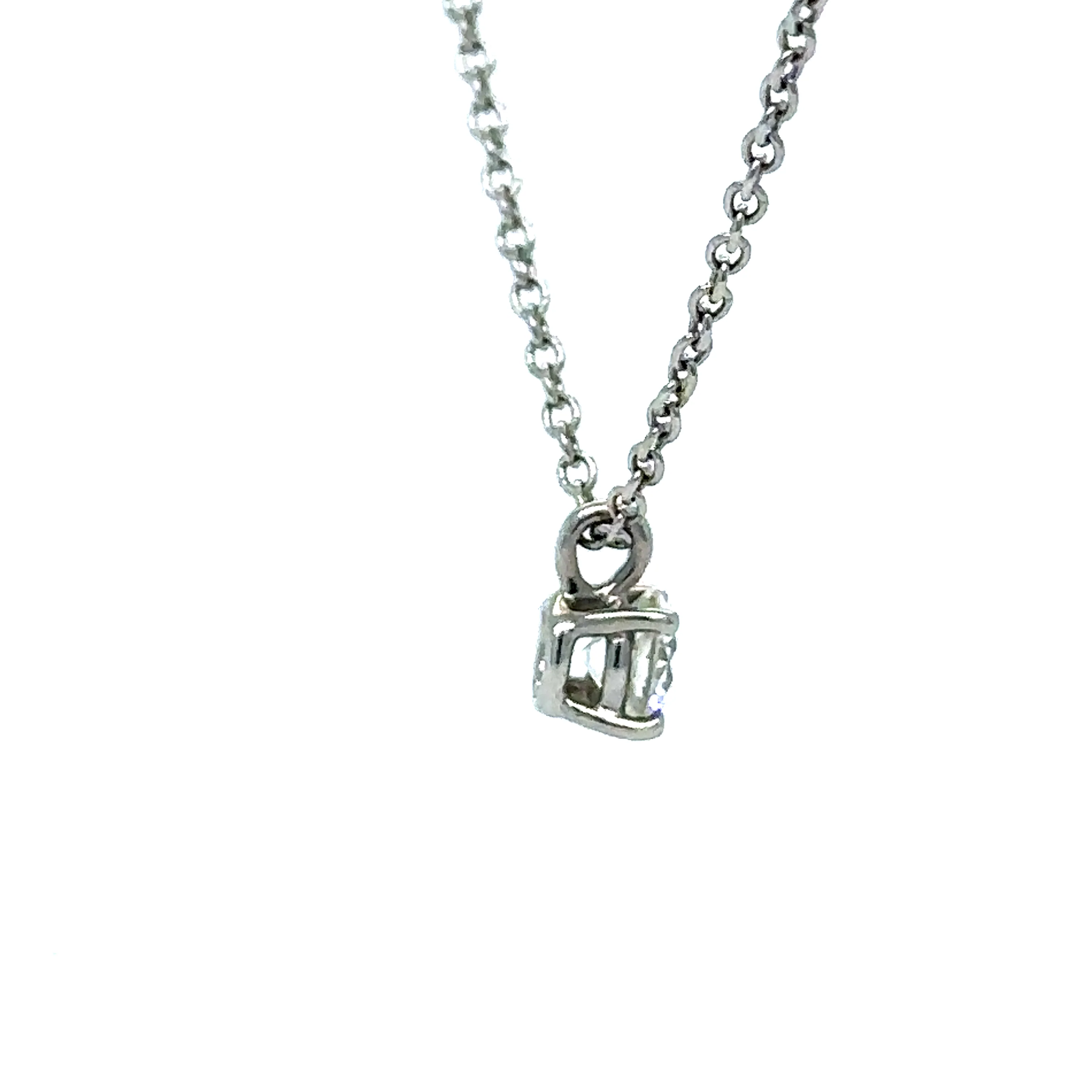 Tiffany & Co Solitaire Diamond Pendant - Image 4