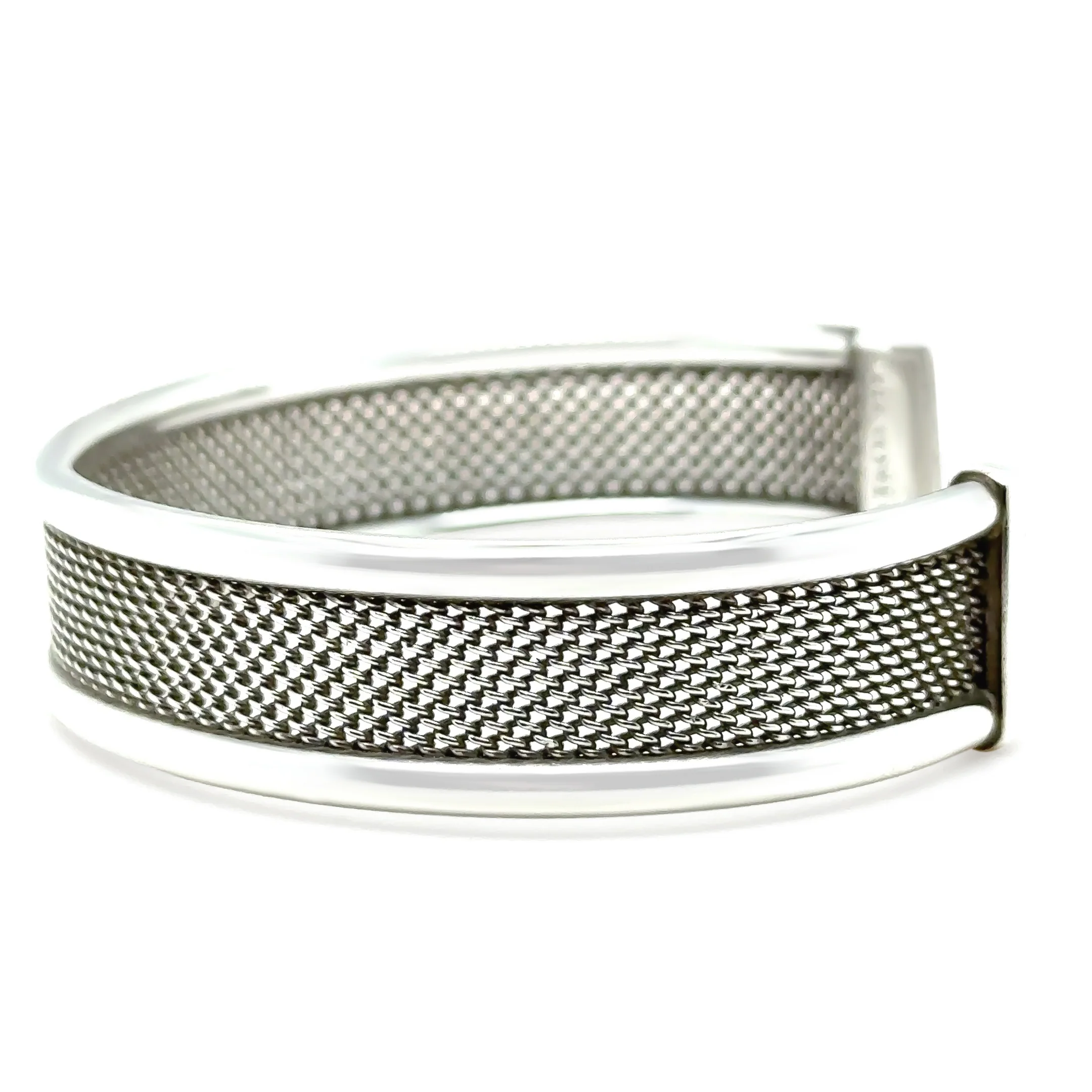 Tiffany & Co. Sterling Silver Somerset Cuff Bracelet 21.66g - Image 4