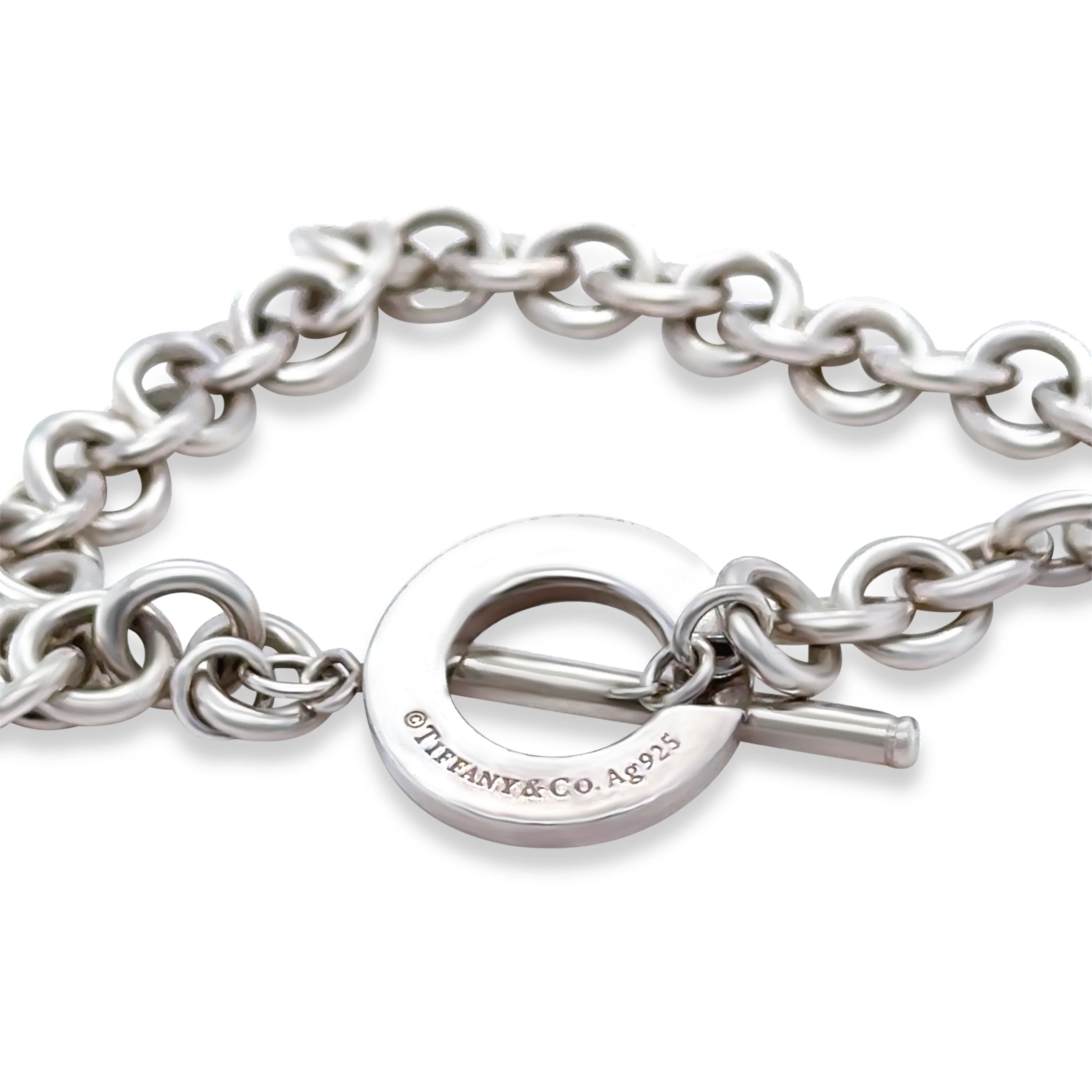 Tiffany & Co Sterling Silver Toggle Bracelet - Image 4