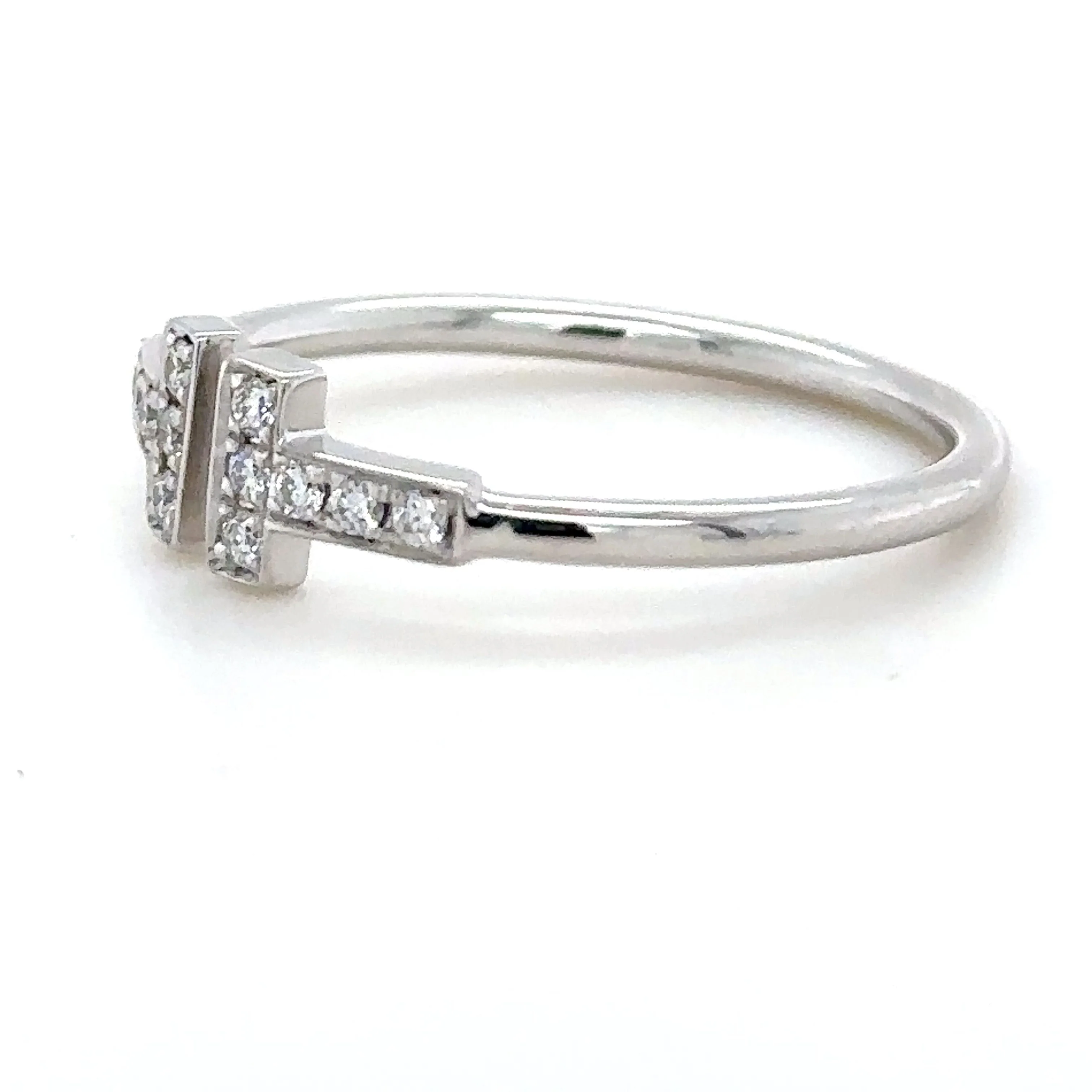 Tiffany & Co T Wire Diamond Ring 0.15ct - Image 5